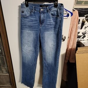 WOMANS LUCKY & BLESSED BOYFRIEND JEANS SZ 14